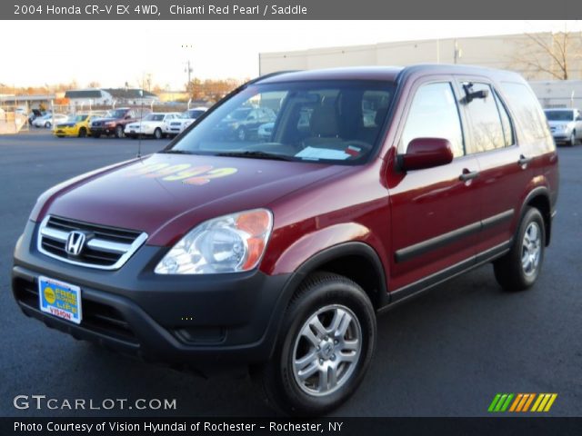 2004 Honda CR-V EX 4WD in Chianti Red Pearl