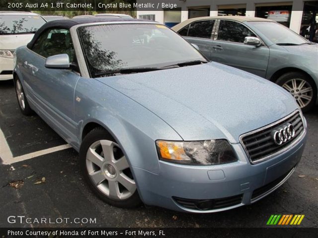 2005 Audi A4 1.8T Cabriolet in Crystal Blue Metallic