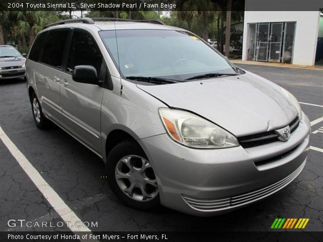2004 Toyota Sienna LE in Silver Shadow Pearl