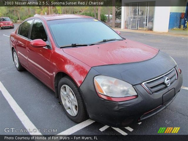 2003 Nissan Altima 2.5 S in Sonoma Sunset Red