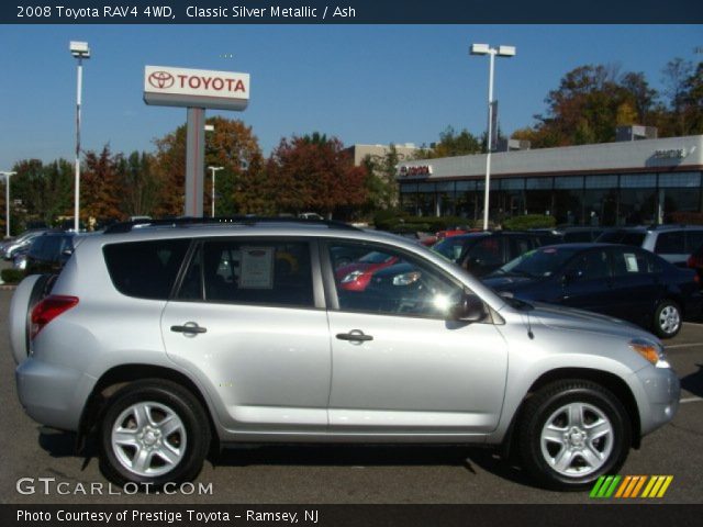 2008 Toyota RAV4 4WD in Classic Silver Metallic