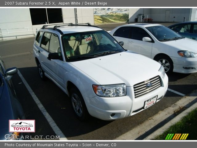 2007 Subaru Forester 2.5 X in Aspen White