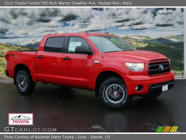 2012 Toyota Tundra TRD Rock Warrior CrewMax 4x4 in Radiant Red