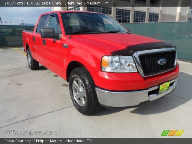 2007 Ford F150 XLT SuperCrew in Bright Red