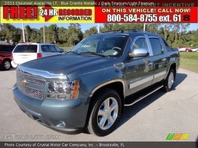 2011 Chevrolet Avalanche LT in Blue Granite Metallic