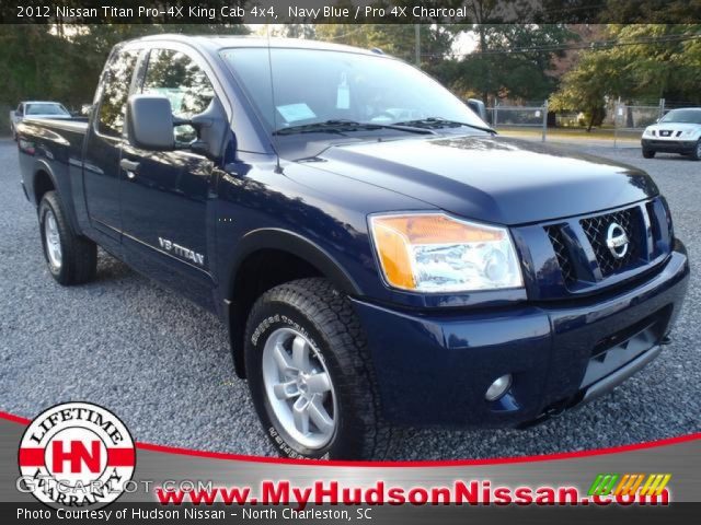 2012 Nissan Titan Pro-4X King Cab 4x4 in Navy Blue