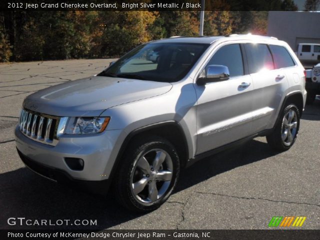 2012 Jeep Grand Cherokee Overland in Bright Silver Metallic