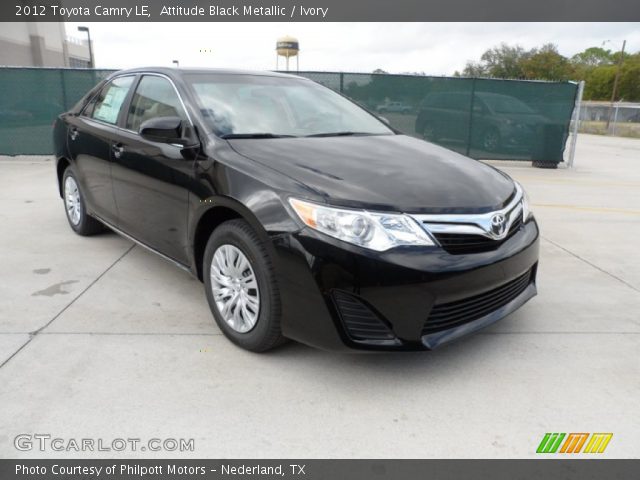 2012 Toyota Camry LE in Attitude Black Metallic
