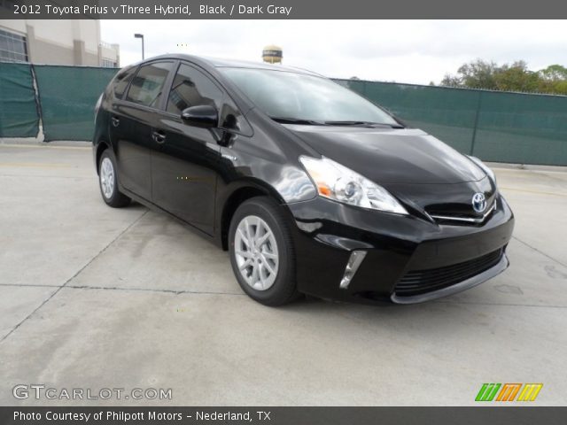 2012 Toyota Prius v Three Hybrid in Black