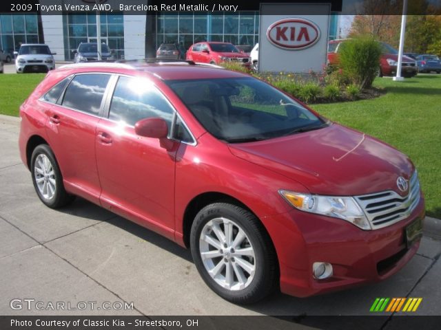 2009 Toyota Venza AWD in Barcelona Red Metallic