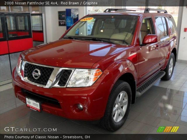 2008 Nissan Pathfinder SE 4x4 in Red Brawn