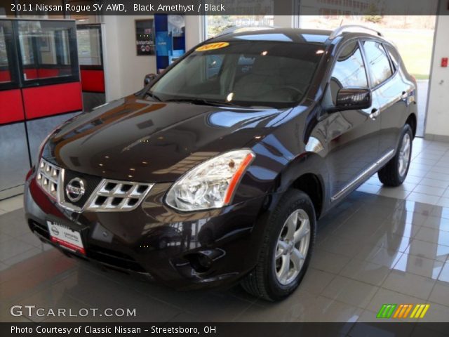 2011 Nissan Rogue SV AWD in Black Amethyst