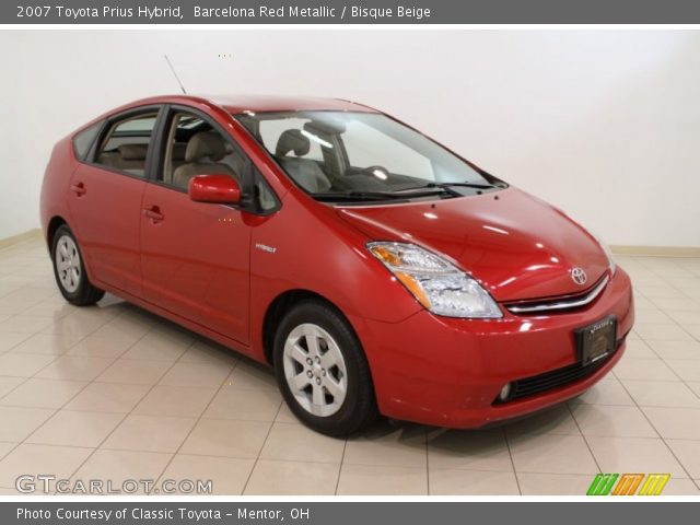 2007 Toyota Prius Hybrid in Barcelona Red Metallic