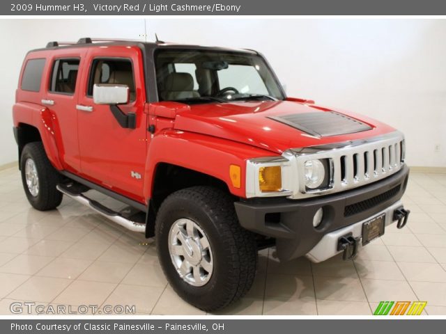 2009 Hummer H3  in Victory Red