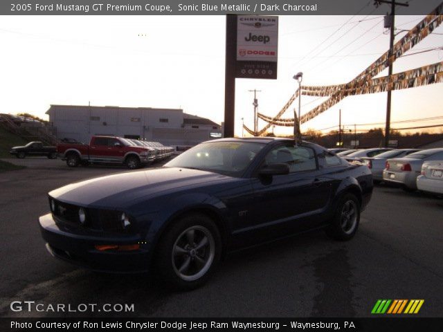 2005 Ford Mustang GT Premium Coupe in Sonic Blue Metallic