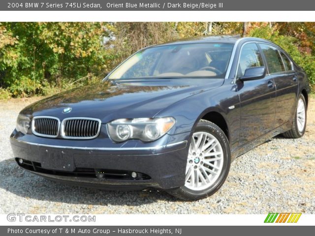 2004 BMW 7 Series 745Li Sedan in Orient Blue Metallic