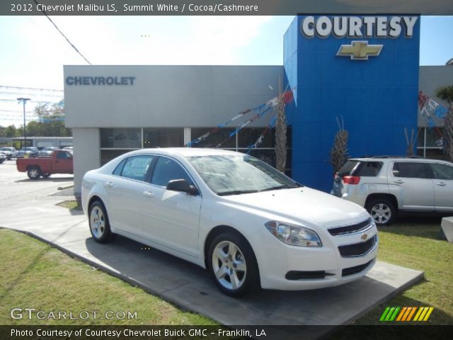 2012 Chevrolet Malibu LS in Summit White