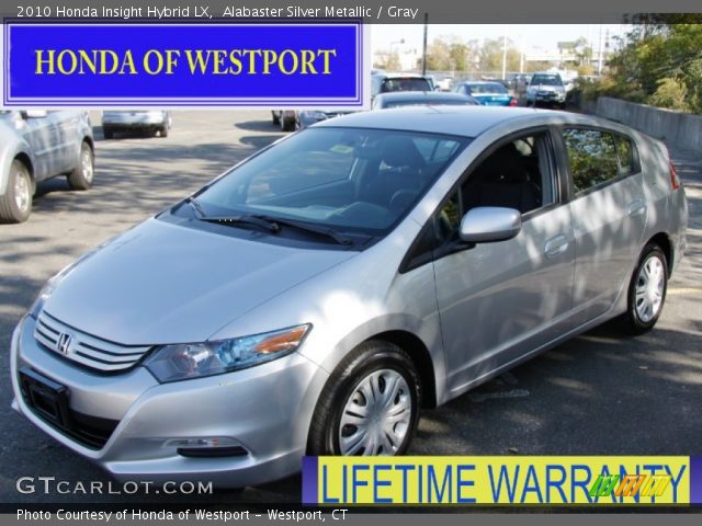 2010 Honda Insight Hybrid LX in Alabaster Silver Metallic