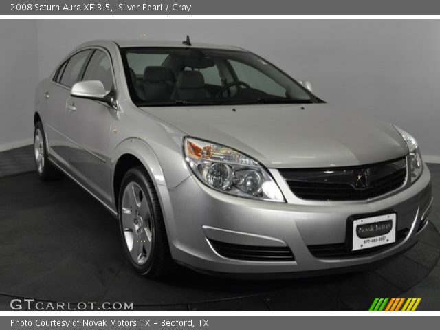 2008 Saturn Aura XE 3.5 in Silver Pearl