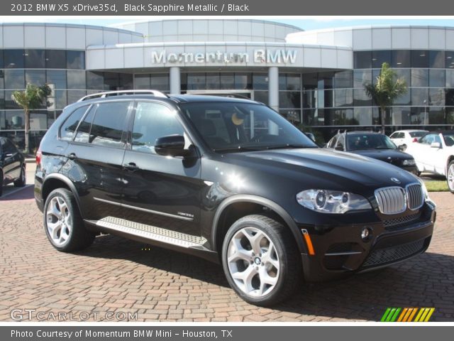 2012 BMW X5 xDrive35d in Black Sapphire Metallic