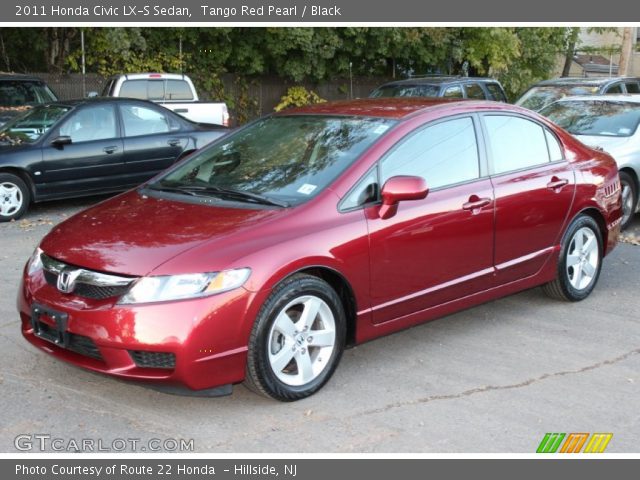 2011 Honda Civic LX-S Sedan in Tango Red Pearl