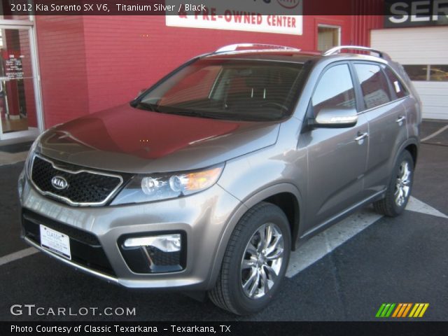 2012 Kia Sorento SX V6 in Titanium Silver