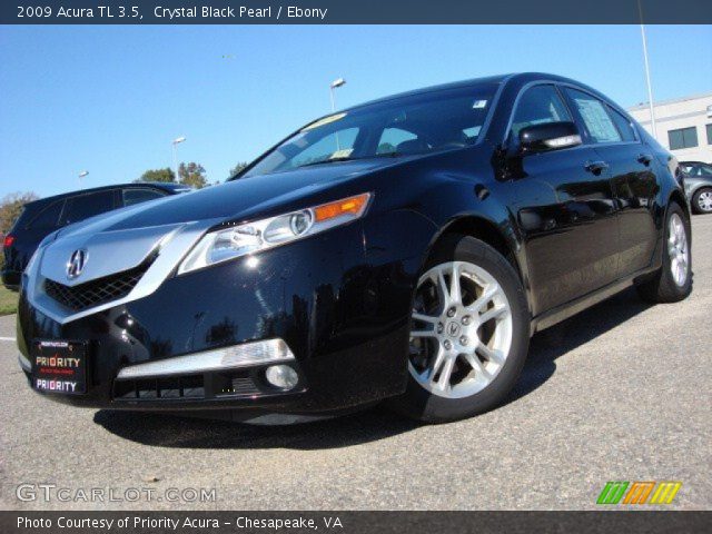2009 Acura TL 3.5 in Crystal Black Pearl