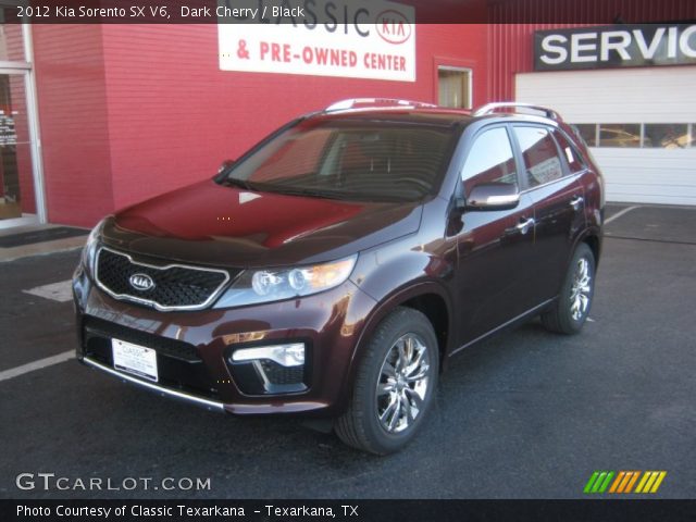 2012 Kia Sorento SX V6 in Dark Cherry