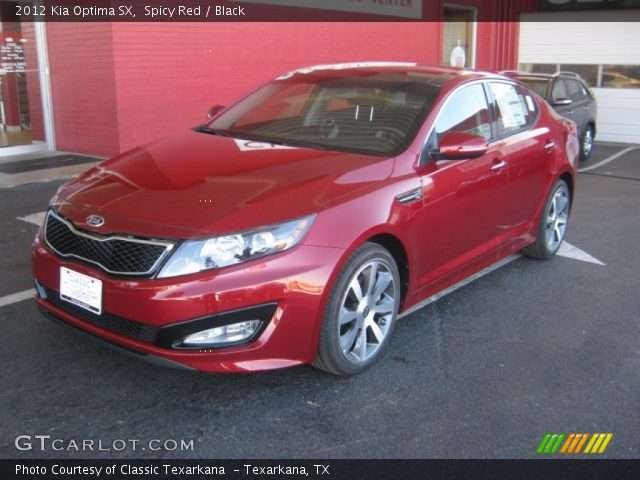 2012 Kia Optima SX in Spicy Red