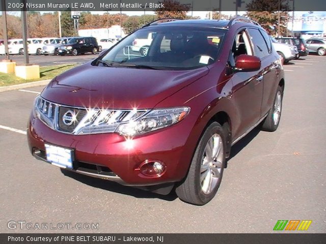 2009 Nissan Murano LE AWD in Merlot Metallic