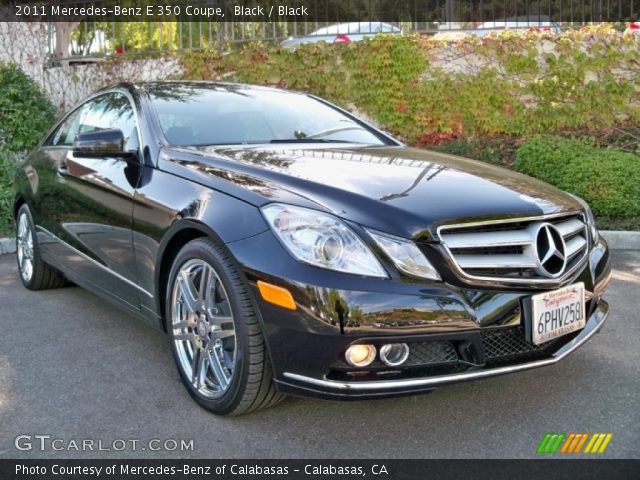 2011 Mercedes-Benz E 350 Coupe in Black