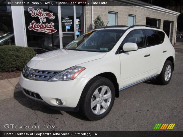 2007 Nissan Murano SL AWD in Glacier Pearl White
