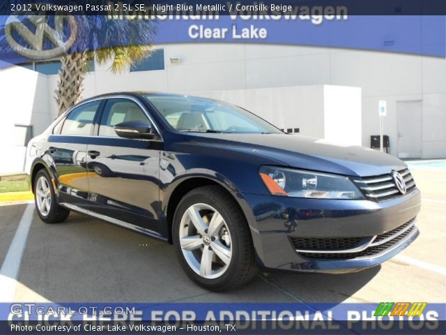 2012 Volkswagen Passat 2.5L SE in Night Blue Metallic