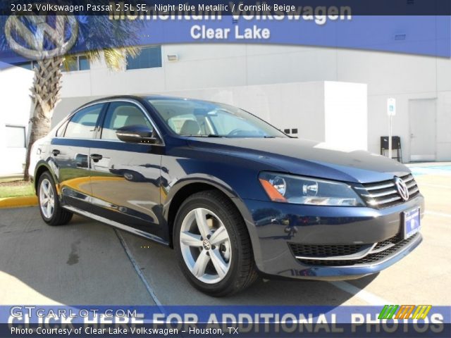 2012 Volkswagen Passat 2.5L SE in Night Blue Metallic