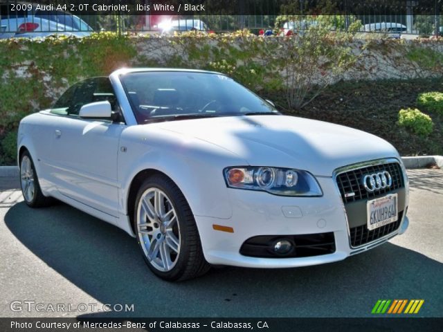 2009 Audi A4 2.0T Cabriolet in Ibis White