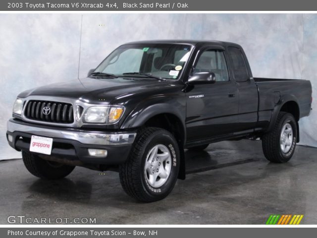 2003 Toyota Tacoma V6 Xtracab 4x4 in Black Sand Pearl