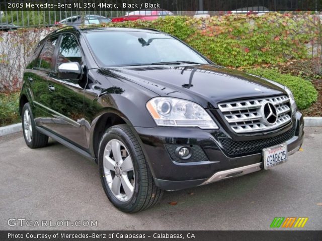 2009 Mercedes-Benz ML 350 4Matic in Black