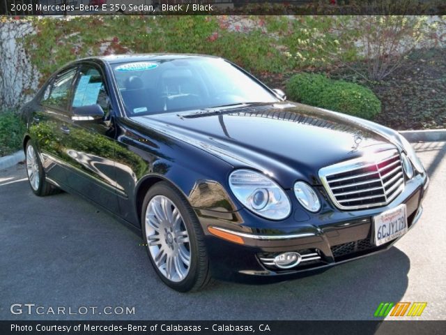 2008 Mercedes-Benz E 350 Sedan in Black