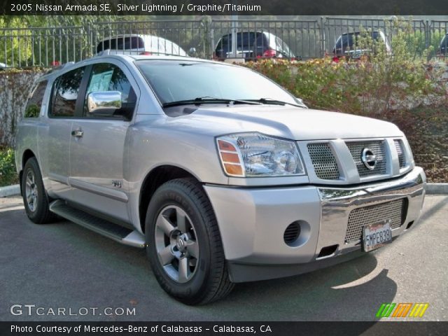 2005 Nissan Armada SE in Silver Lightning