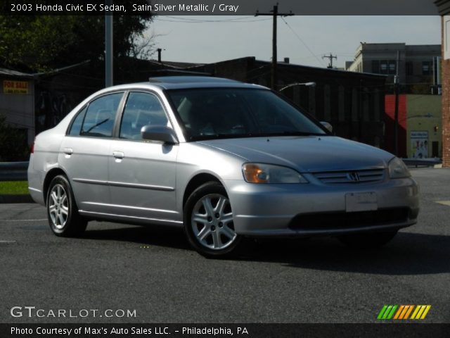 2003 Honda Civic EX Sedan in Satin Silver Metallic