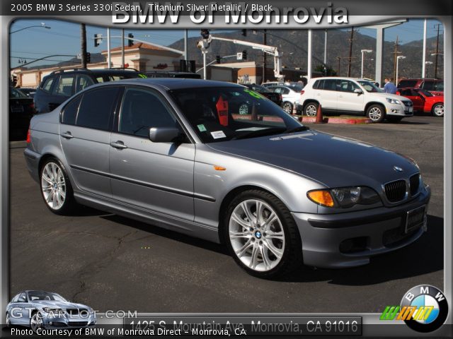 2005 BMW 3 Series 330i Sedan in Titanium Silver Metallic