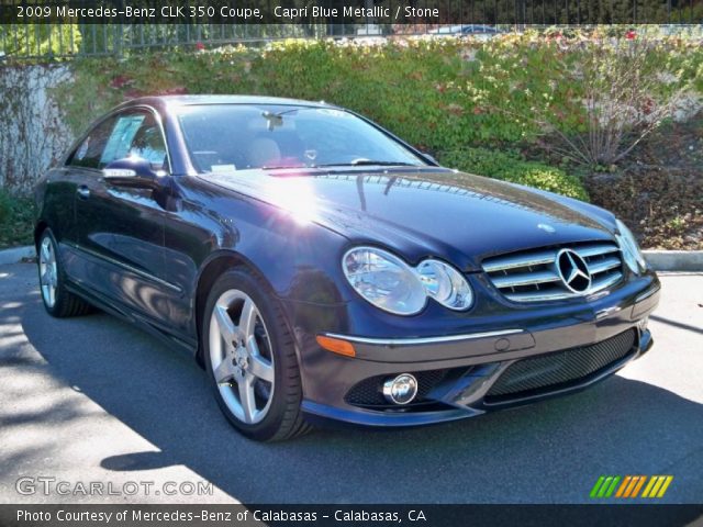 2009 Mercedes-Benz CLK 350 Coupe in Capri Blue Metallic