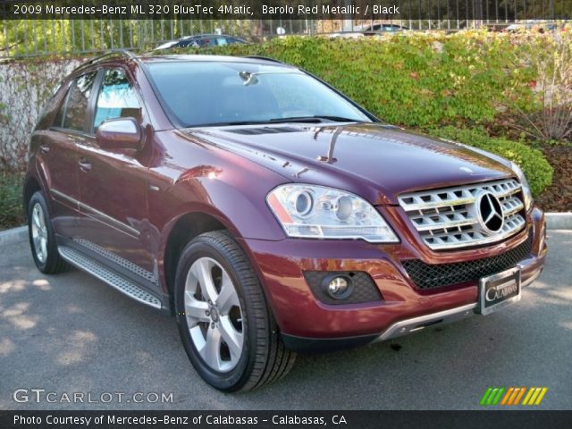 2009 Mercedes-Benz ML 320 BlueTec 4Matic in Barolo Red Metallic