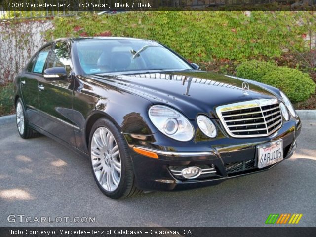 2008 Mercedes-Benz E 350 Sedan in Black