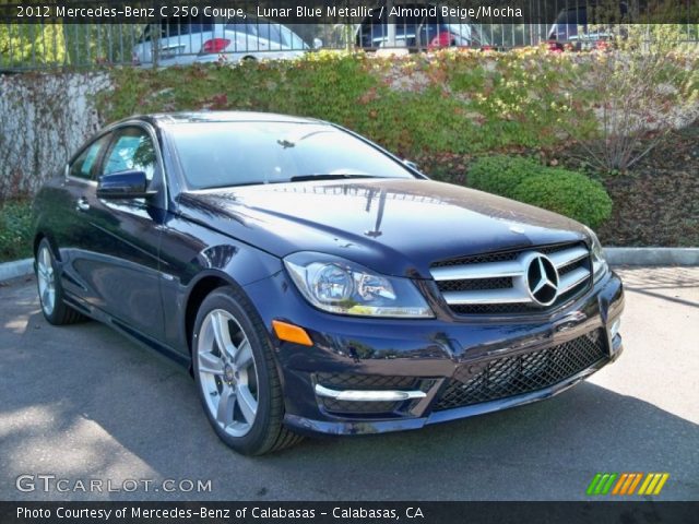 2012 Mercedes-Benz C 250 Coupe in Lunar Blue Metallic