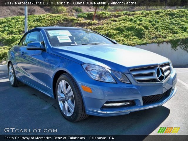 2012 Mercedes-Benz E 350 Cabriolet in Quartz Blue Metallic