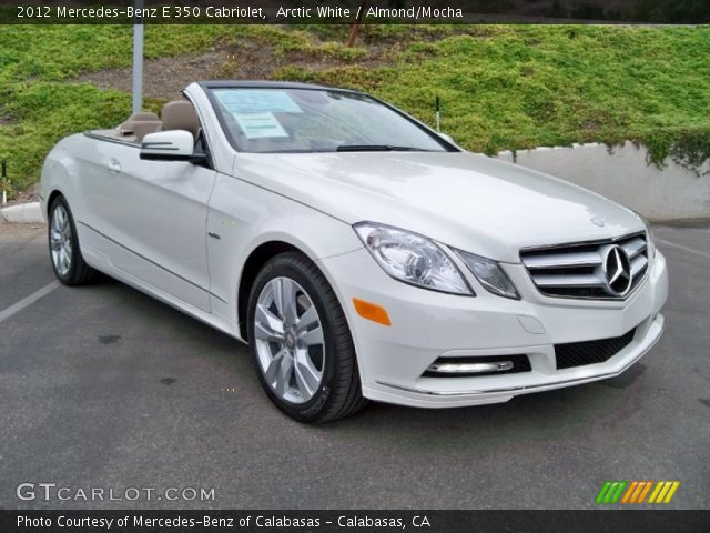 2012 Mercedes-Benz E 350 Cabriolet in Arctic White