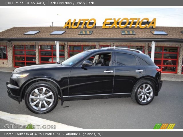2003 Infiniti FX 45 AWD in Black Obsidian