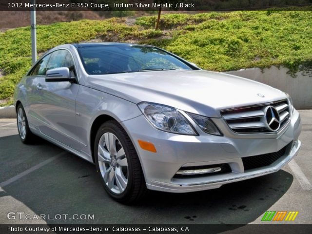 2012 Mercedes-Benz E 350 Coupe in Iridium Silver Metallic