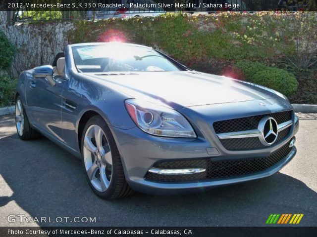 2012 Mercedes-Benz SLK 350 Roadster in Paladium Silver Metallic